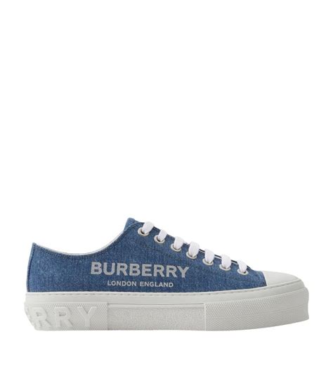 burberry denim sneakers.